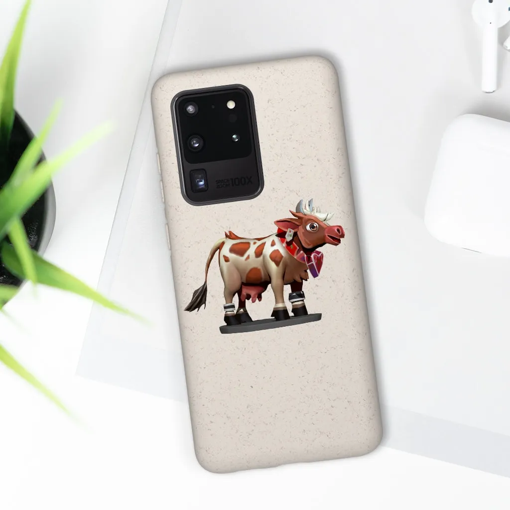 Light Brown Cow Biodegradable Case