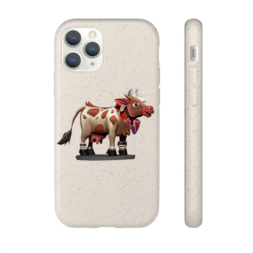 Light Brown Cow Biodegradable Case