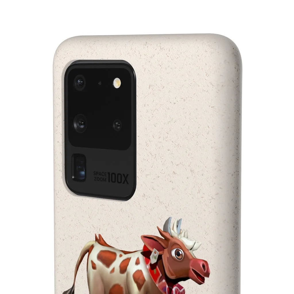 Light Brown Cow Biodegradable Case