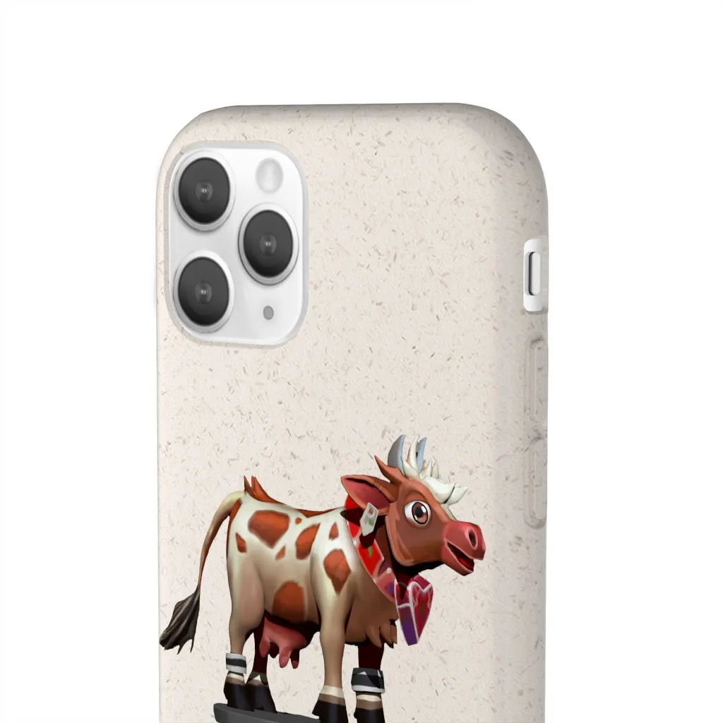 Light Brown Cow Biodegradable Case