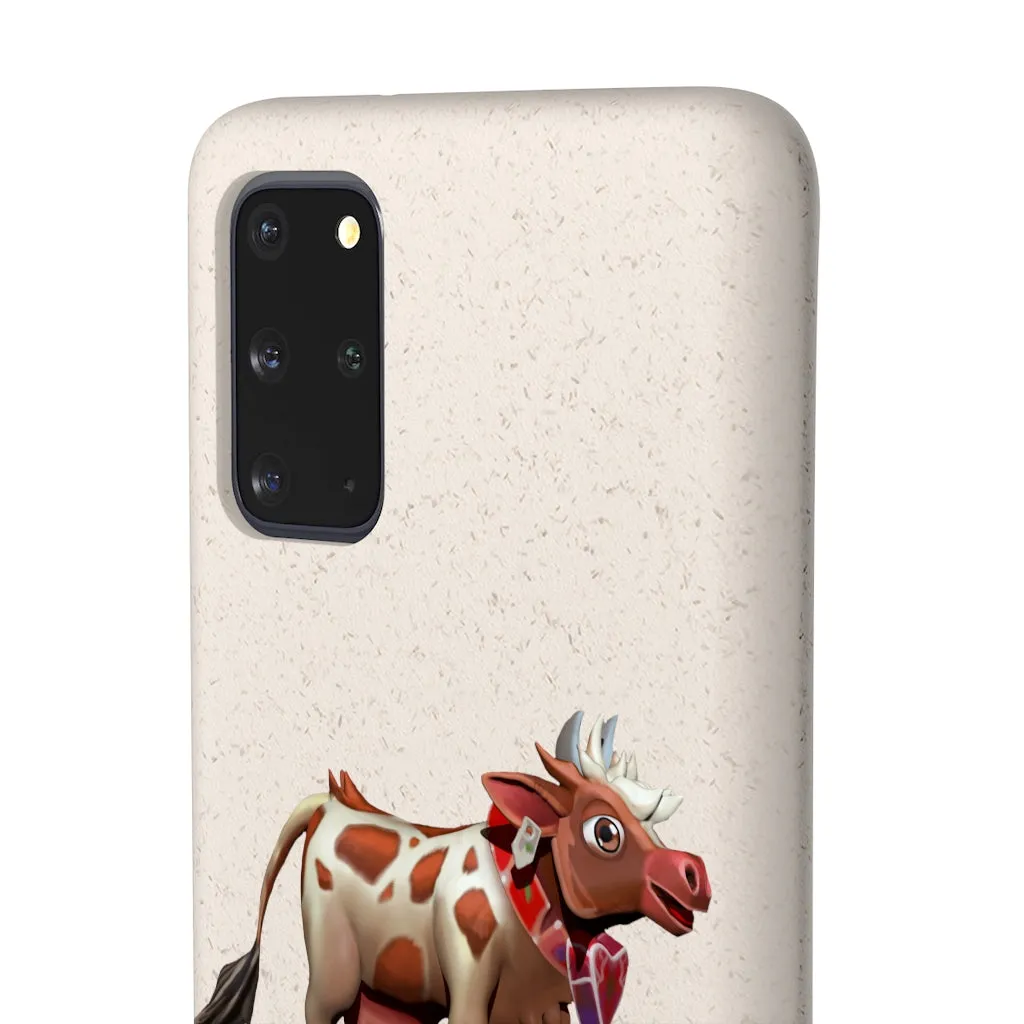 Light Brown Cow Biodegradable Case