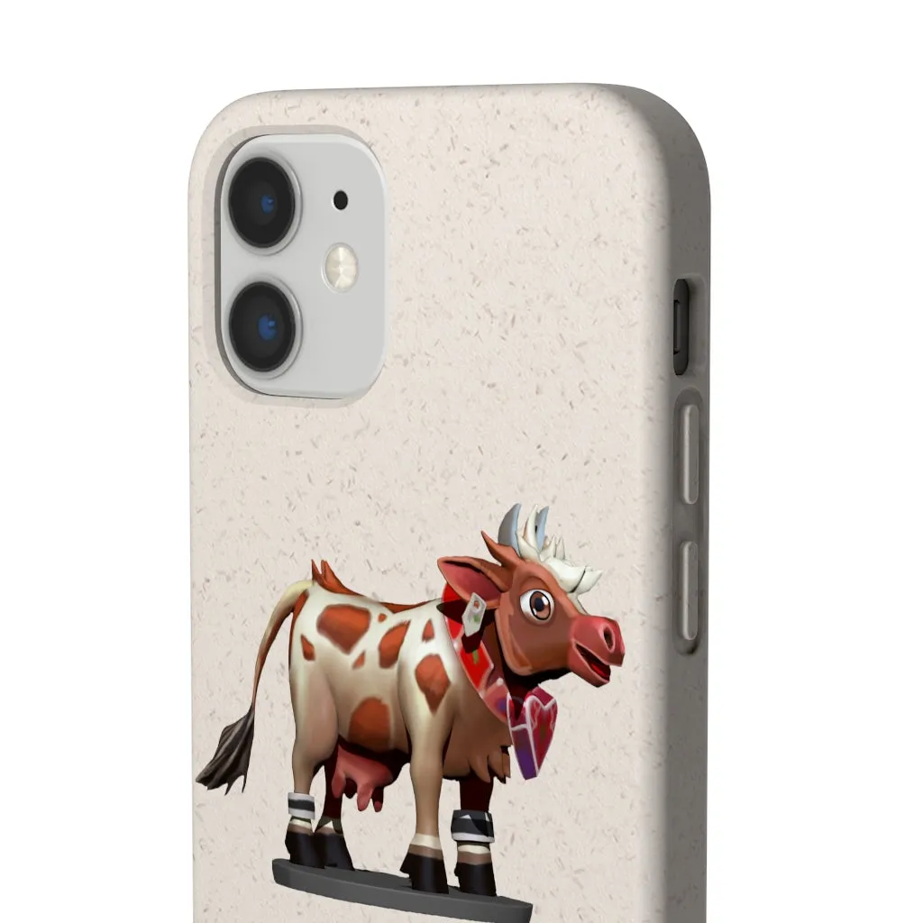 Light Brown Cow Biodegradable Case