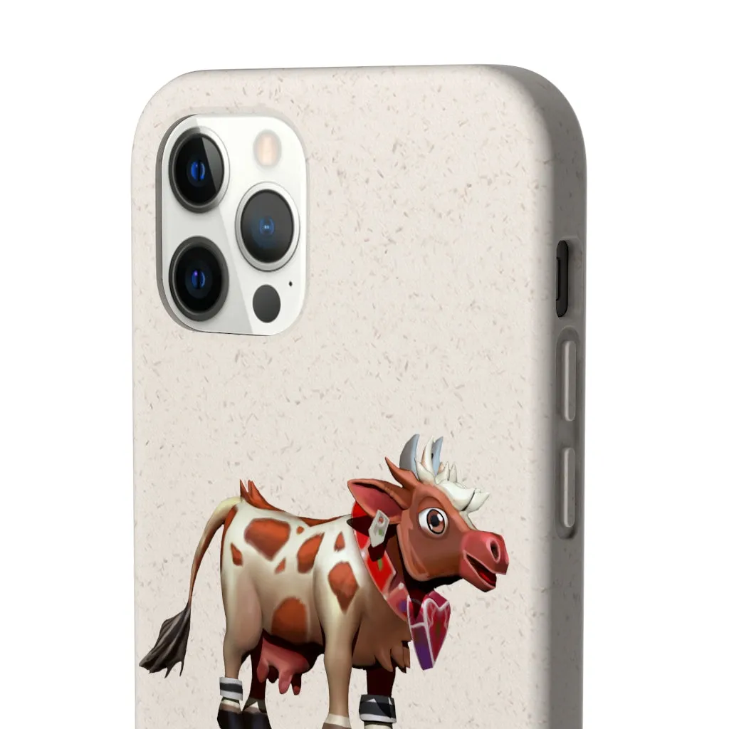 Light Brown Cow Biodegradable Case