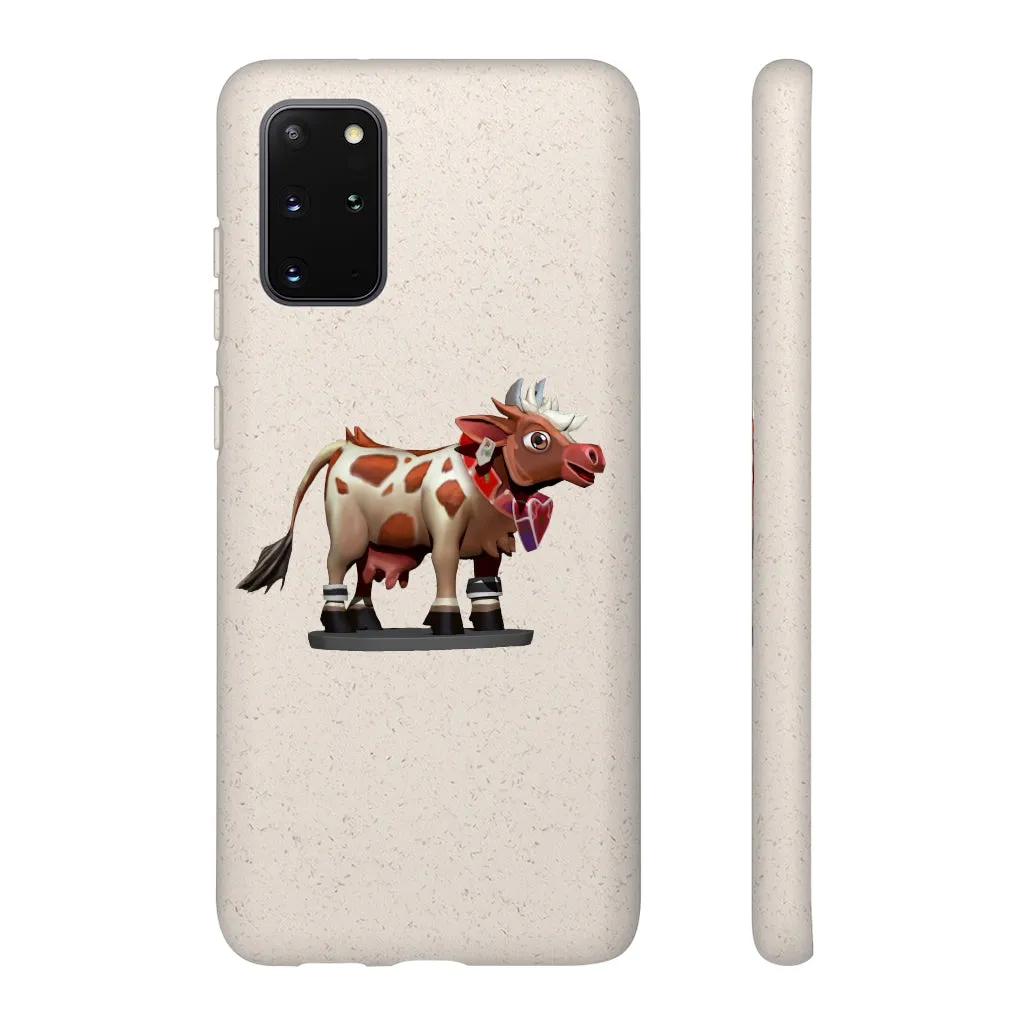 Light Brown Cow Biodegradable Case