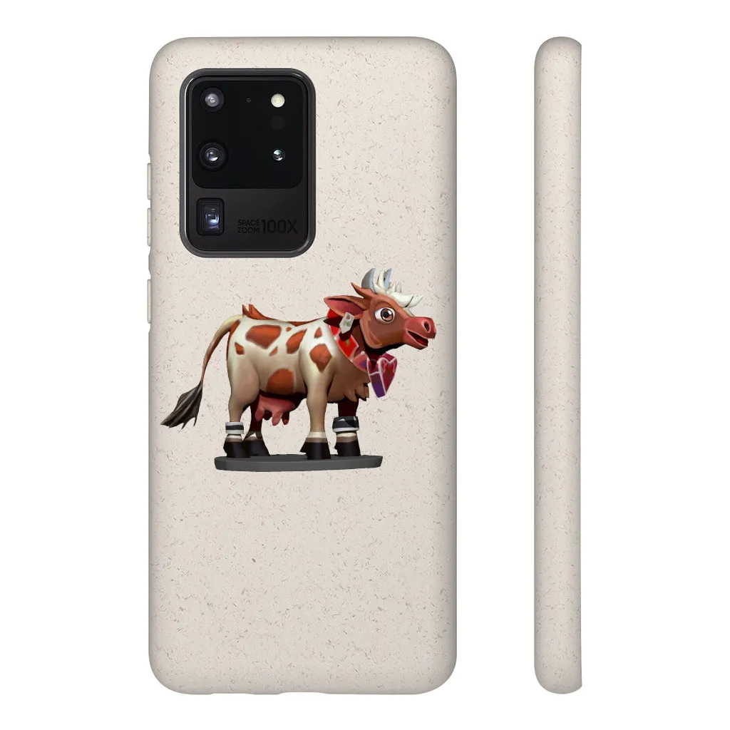 Light Brown Cow Biodegradable Case