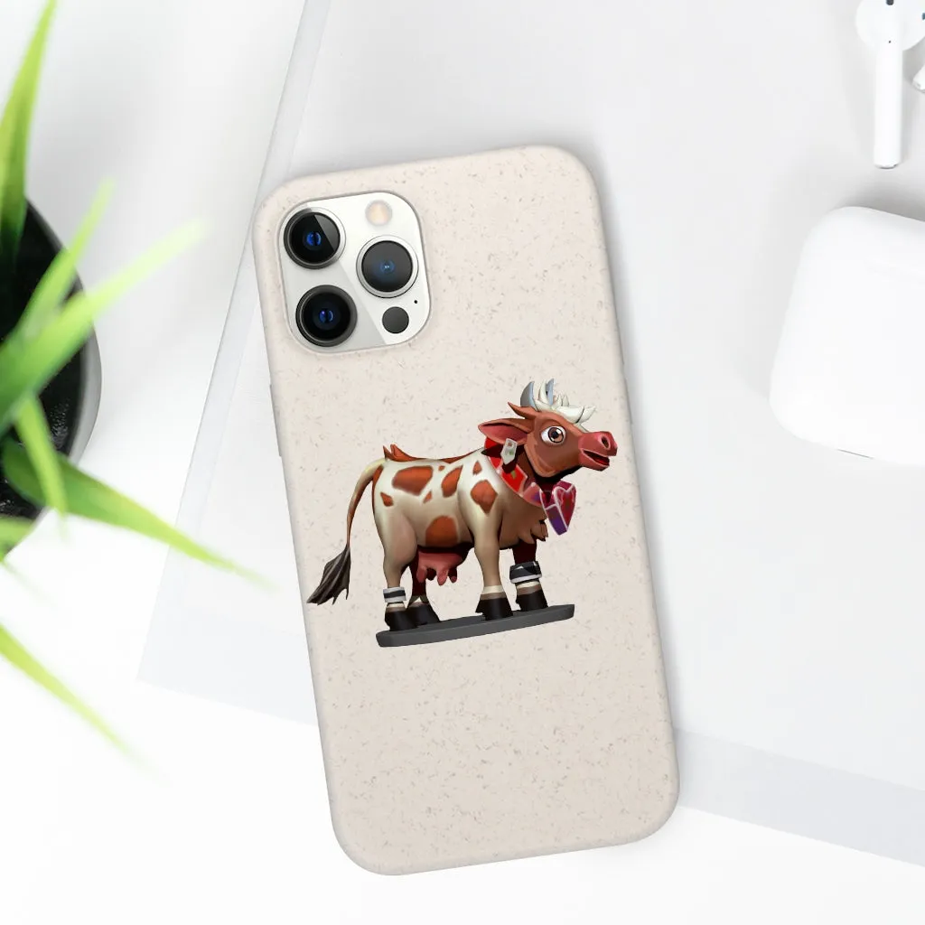 Light Brown Cow Biodegradable Case