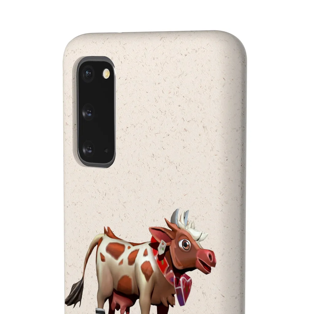 Light Brown Cow Biodegradable Case