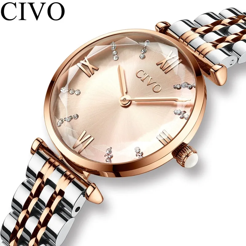 Luxury Crystal Watch Women