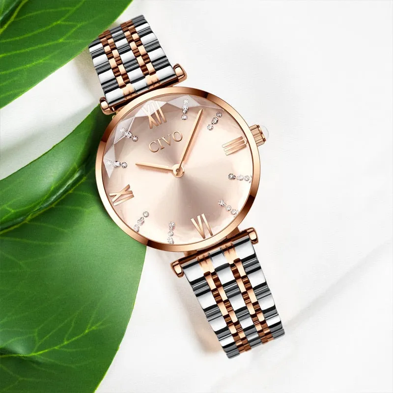 Luxury Crystal Watch Women