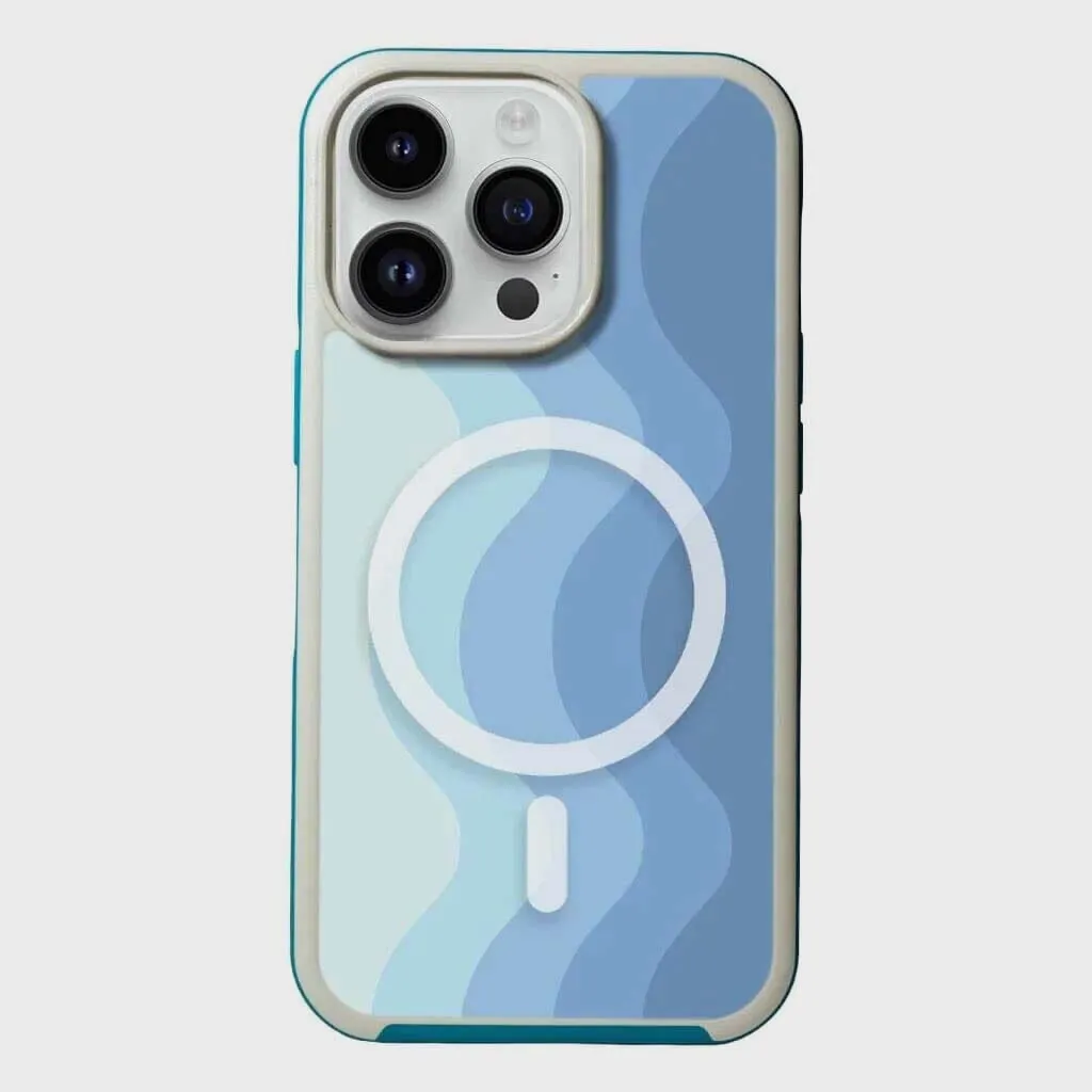 MagSafe iPhone 13 Pro Blue Wave Case