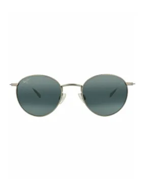 Maui Jim Round-Frame Titanium Sunglasses