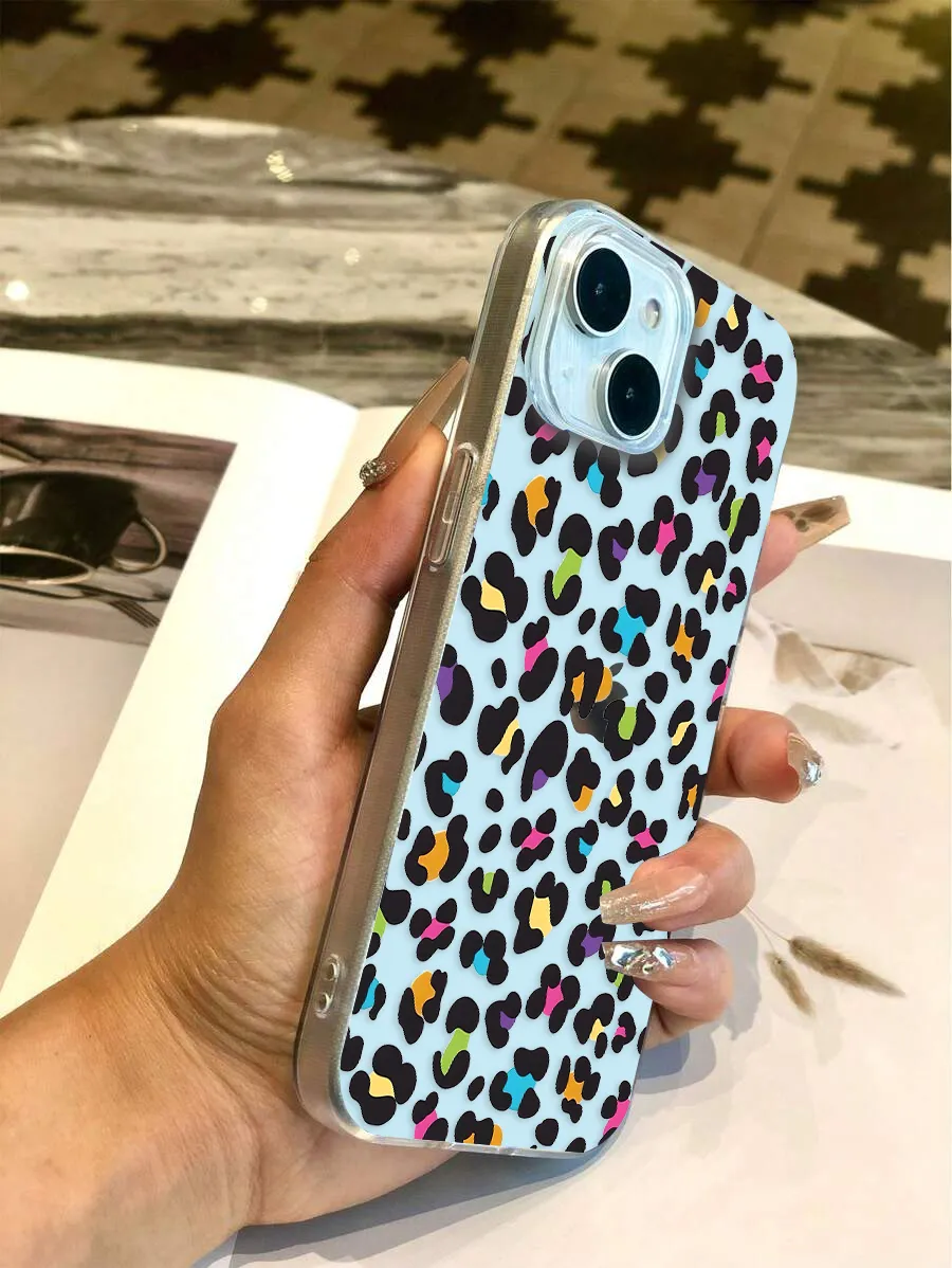 Multilpe Leopard Clear Silicon Case