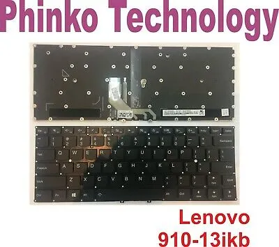 NEW Keyboard for Lenovo Yoga 910-13ikb Yoga 5 Pro Black Backlit