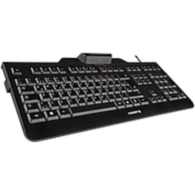 NOB Cherry JK-A0104EU-2 KC 1000 SC Keyboard - Cable Connectivity - USB Interface - 104 Key - English (US) - Black