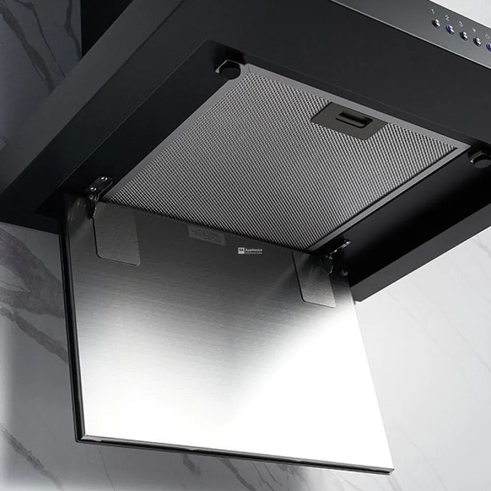 Omega ORC60MB 60cm Matte Black Canopy Rangehood - Special Order