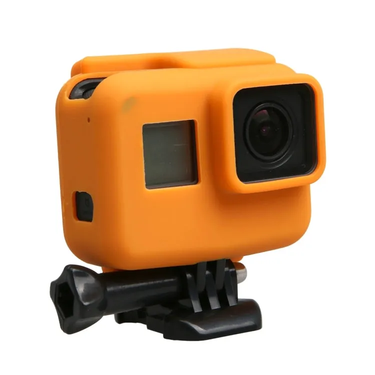 Original for GoPro HERO5 Silicone Border Frame Mount Housing Protective Case Cover Shell(Orange)