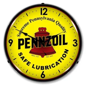 Pennzoil Backlit LED Clock