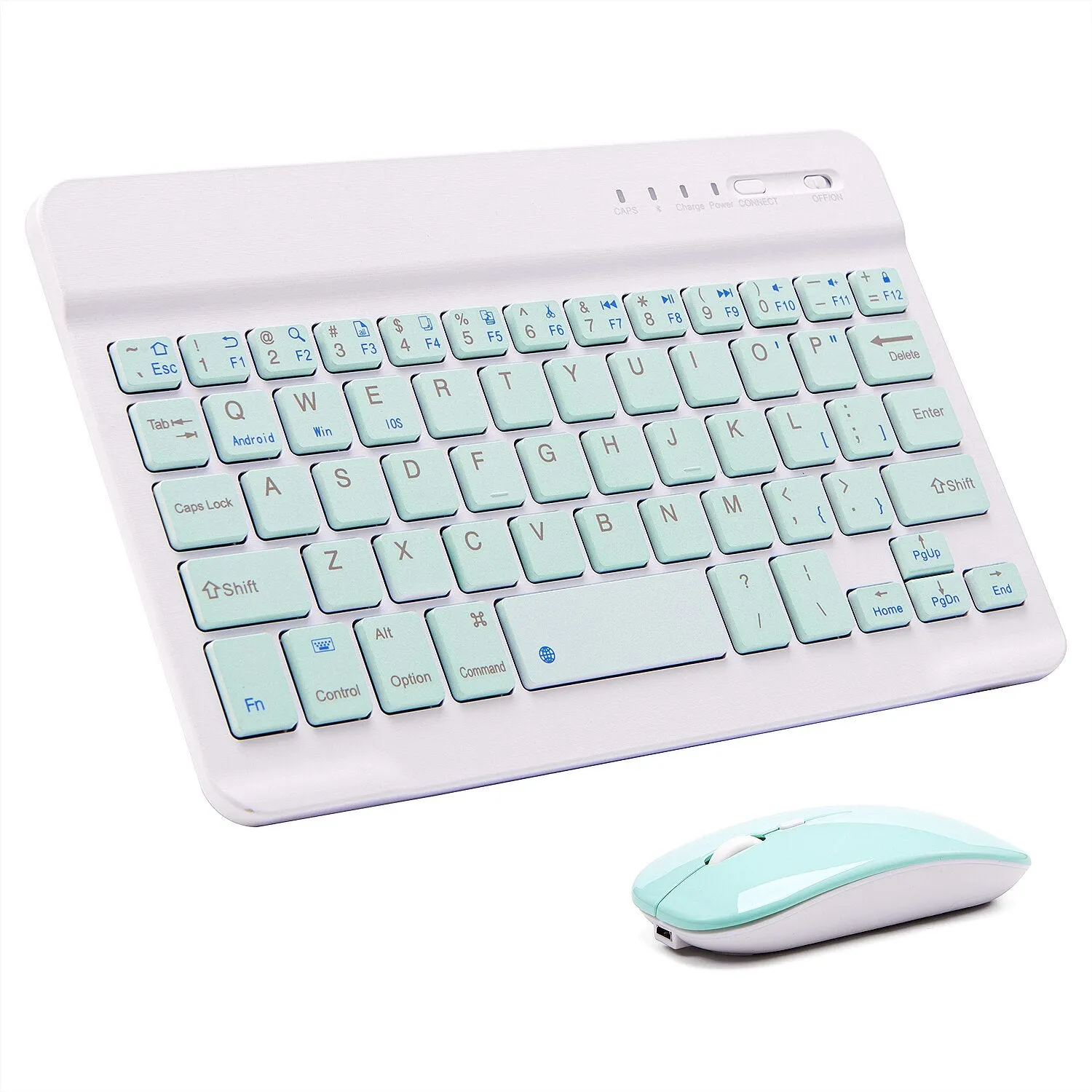 Pink Wireless Bluetooth Keyboard and Mouse Mini Keyboard English Keyboard for Tablet IOS Android IPhone Ipad Keyboard