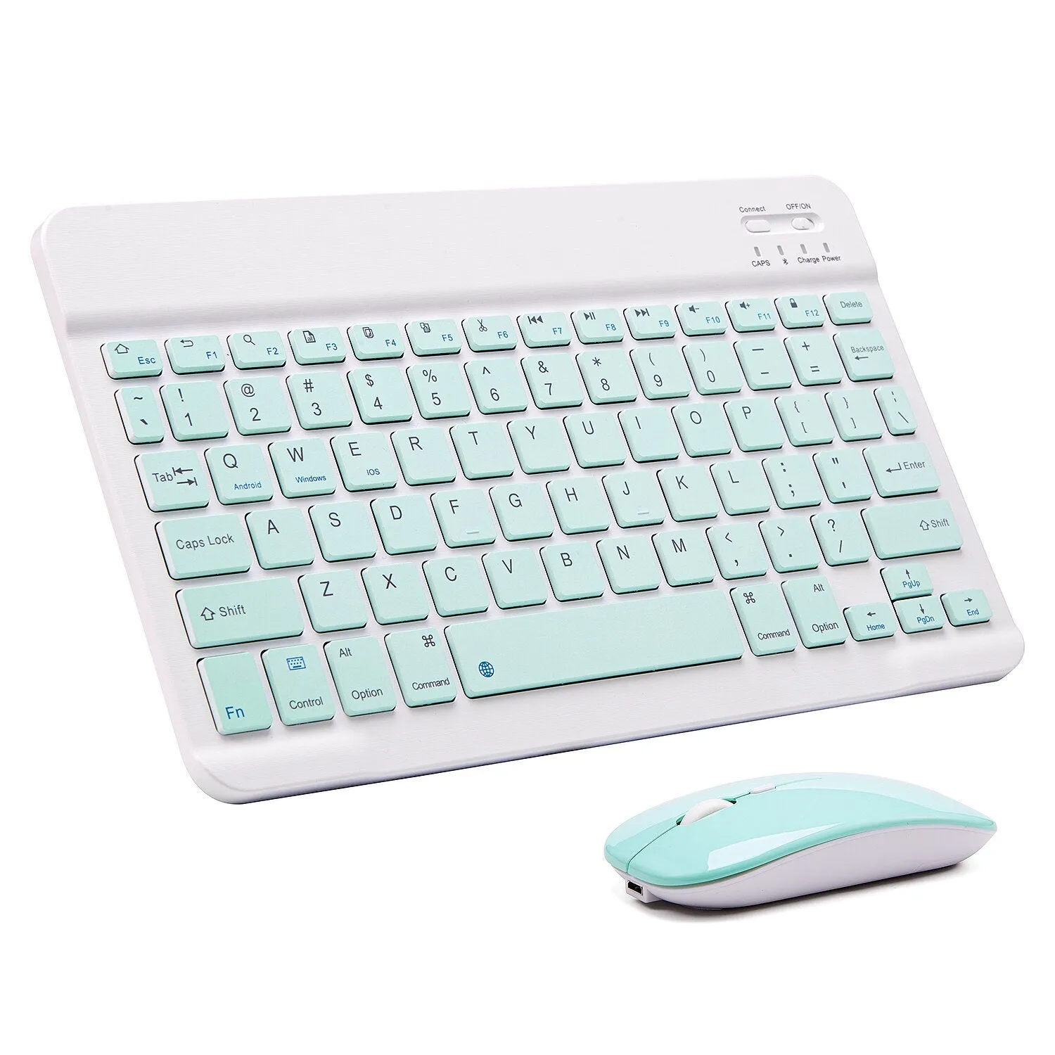 Pink Wireless Bluetooth Keyboard and Mouse Mini Keyboard English Keyboard for Tablet IOS Android IPhone Ipad Keyboard