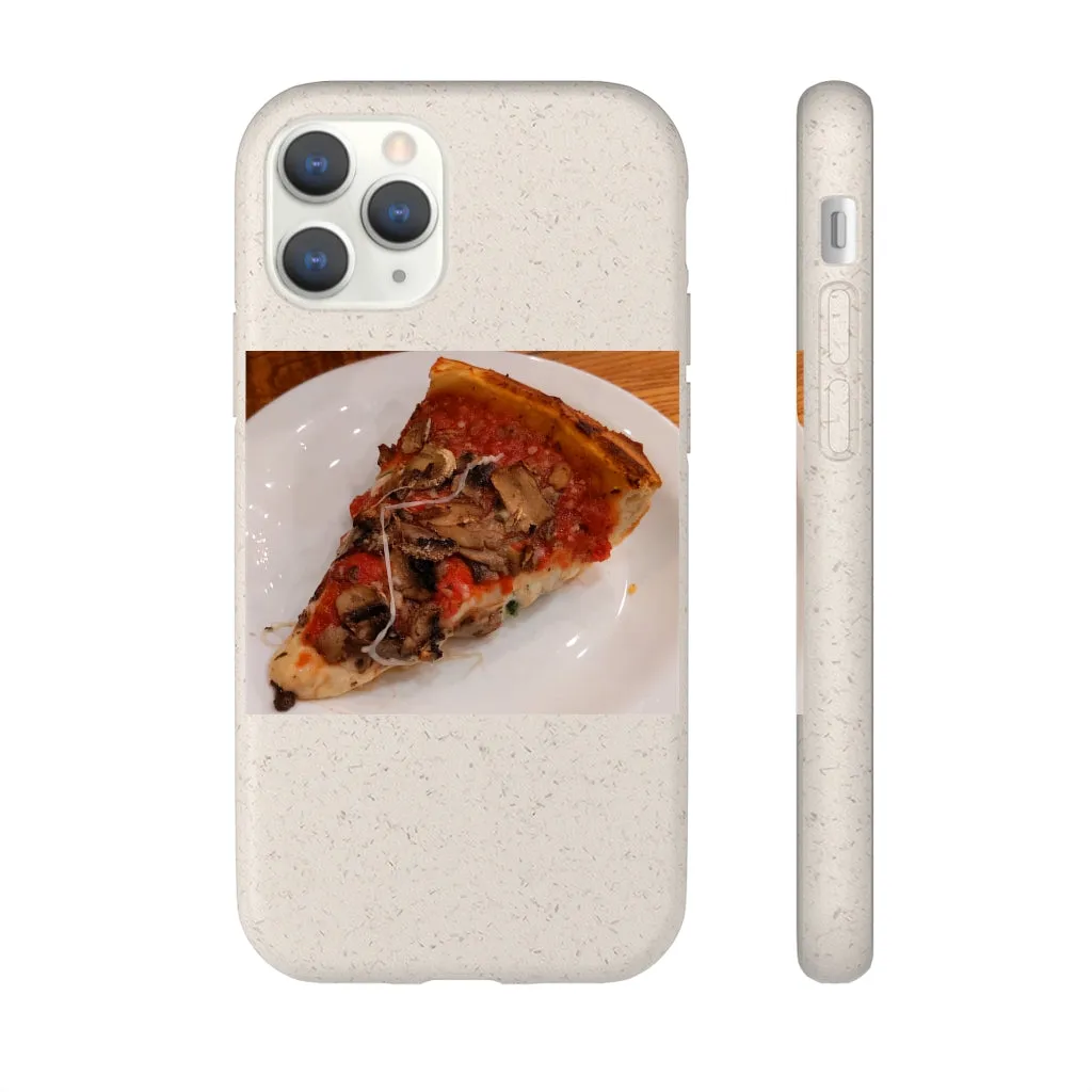 Pizza on Plate Biodegradable Case