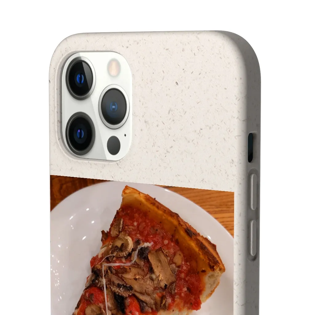 Pizza on Plate Biodegradable Case