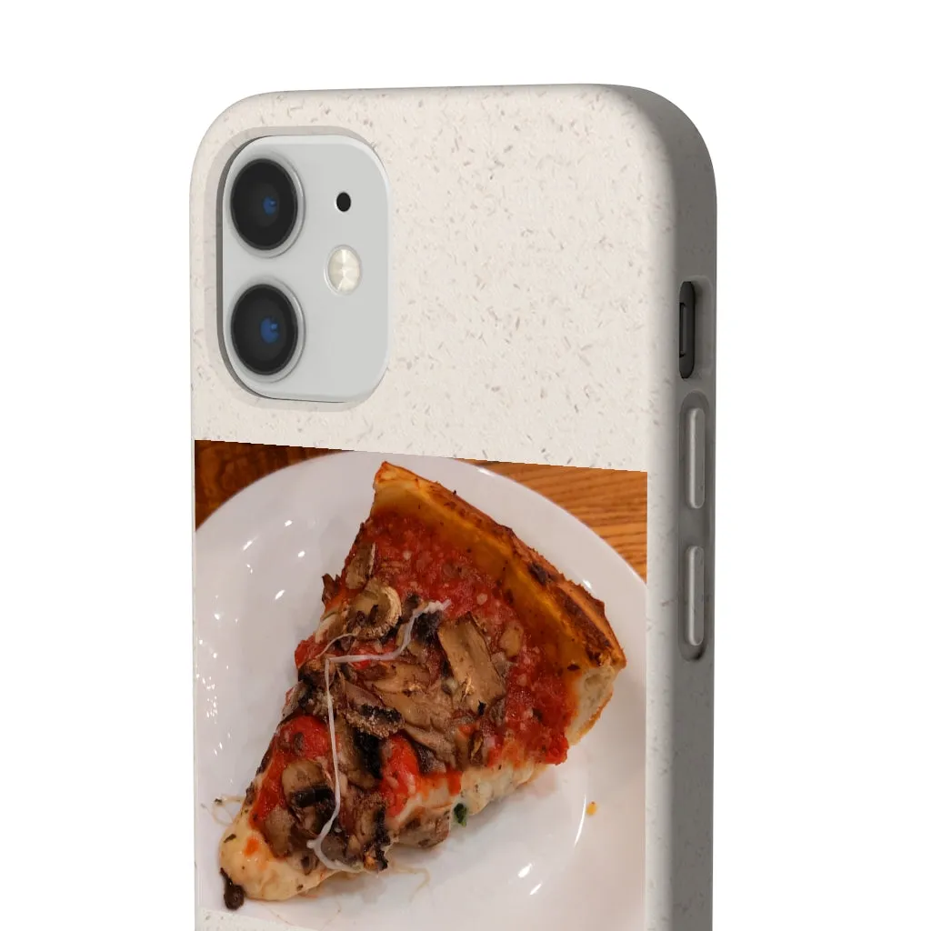 Pizza on Plate Biodegradable Case