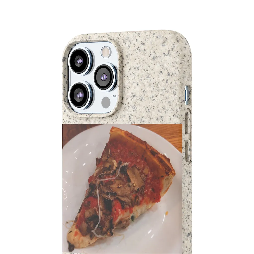 Pizza on Plate Biodegradable Case