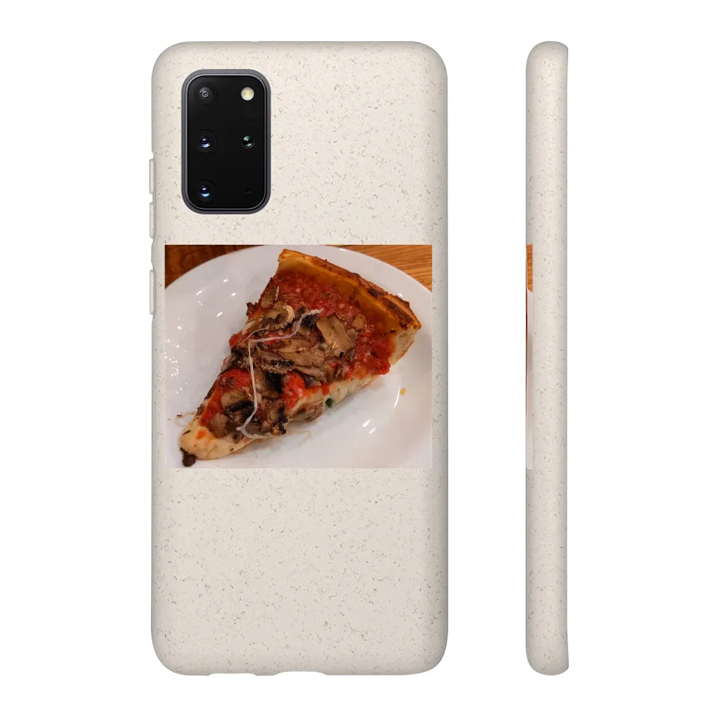 Pizza on Plate Biodegradable Case