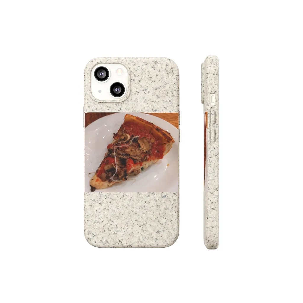 Pizza on Plate Biodegradable Case