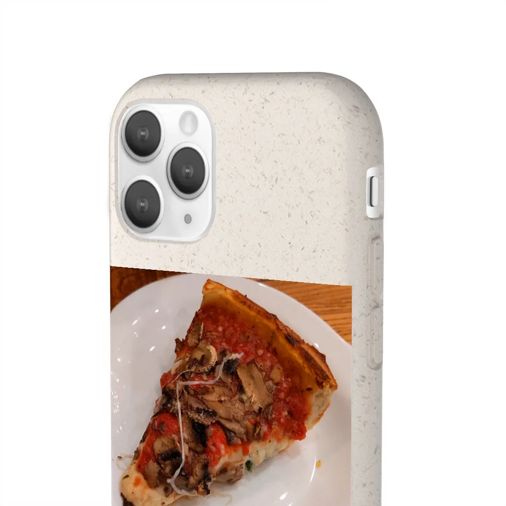 Pizza on Plate Biodegradable Case