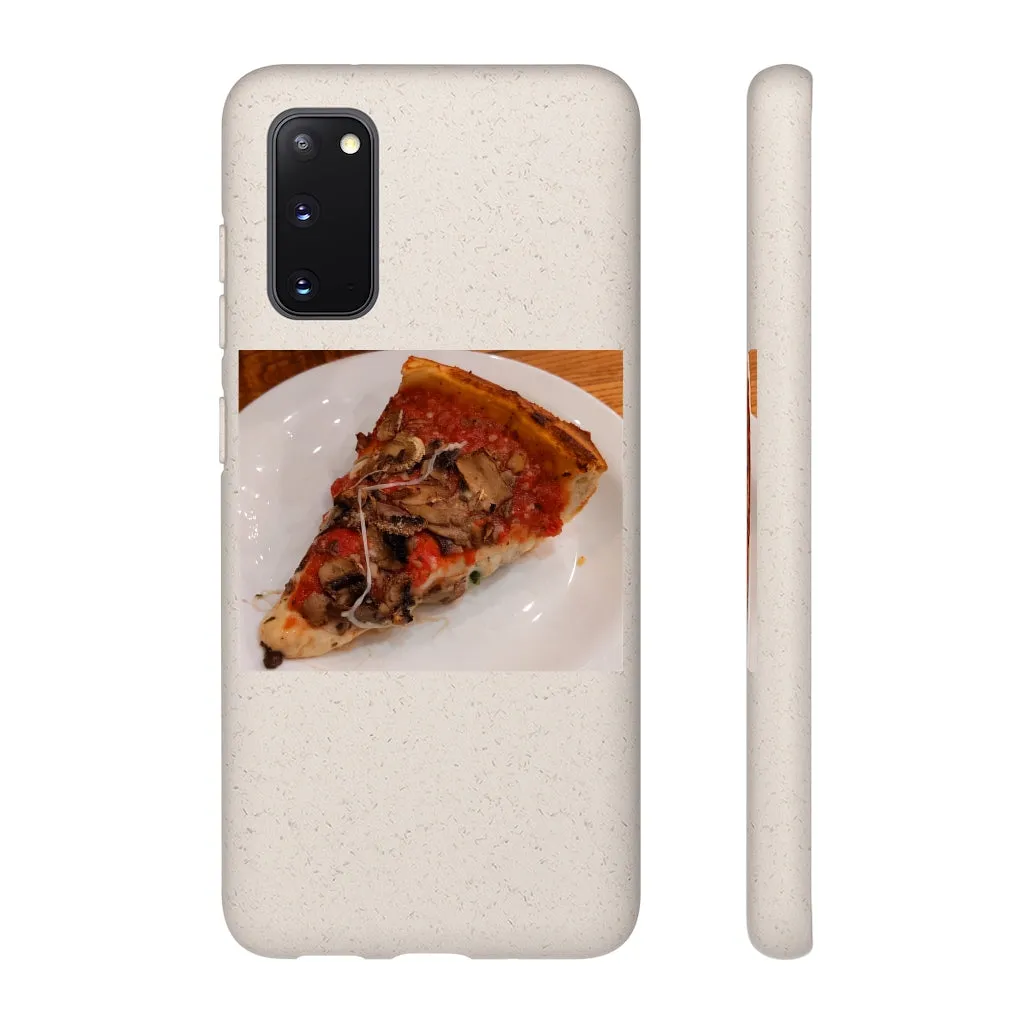 Pizza on Plate Biodegradable Case