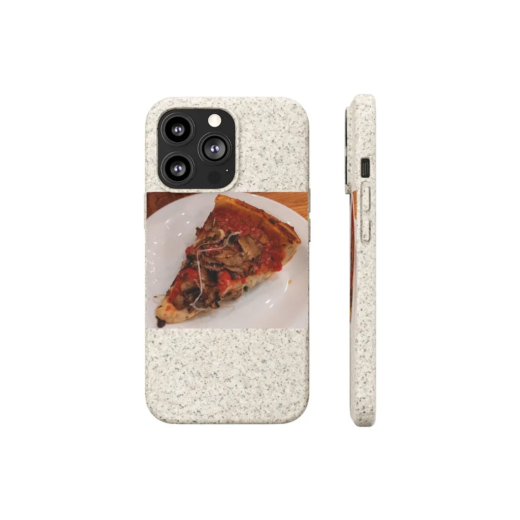 Pizza on Plate Biodegradable Case