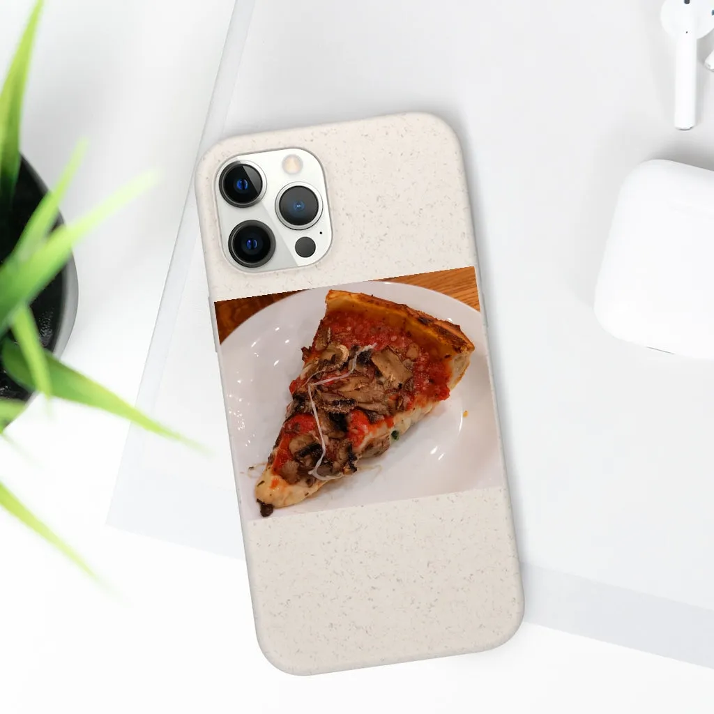 Pizza on Plate Biodegradable Case