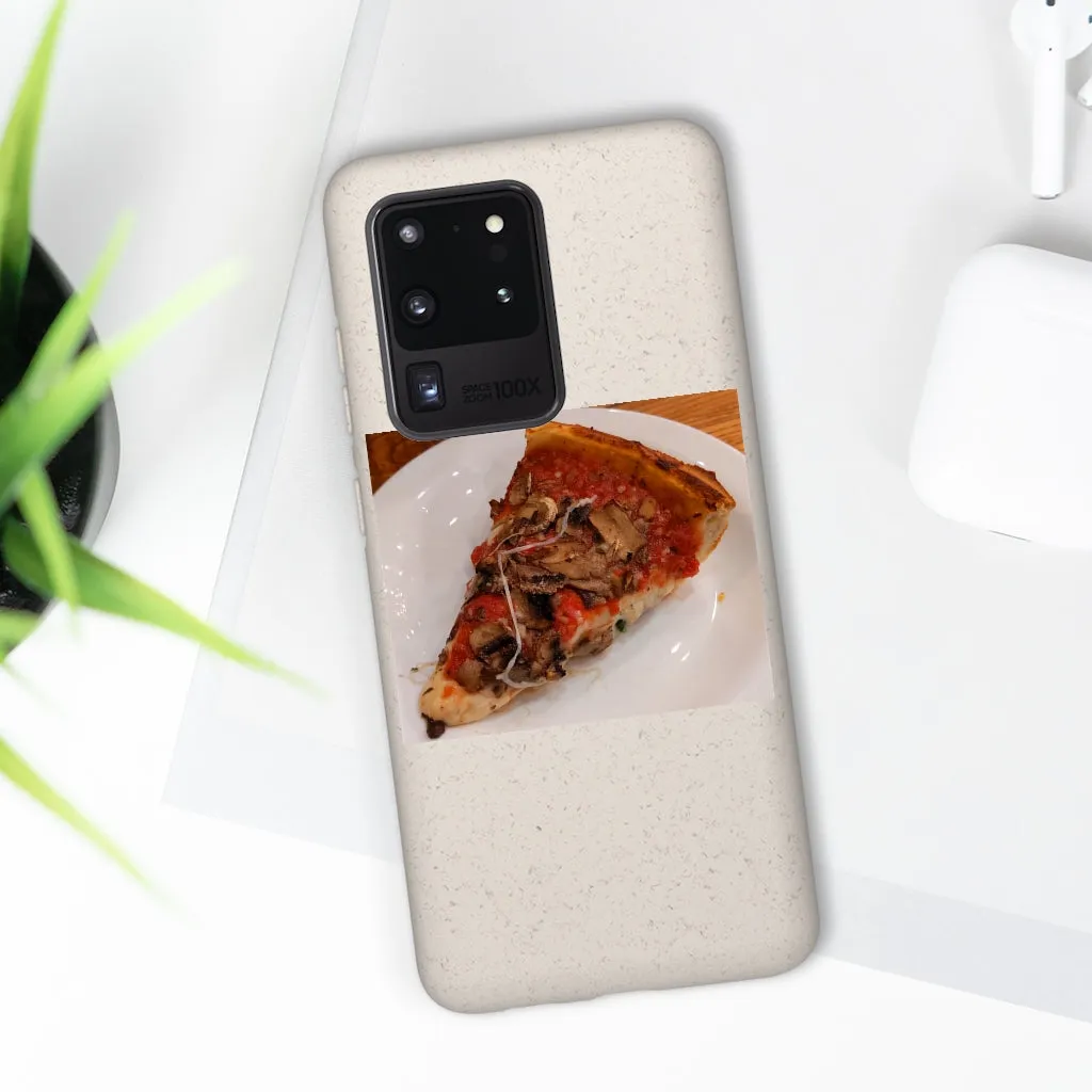 Pizza on Plate Biodegradable Case