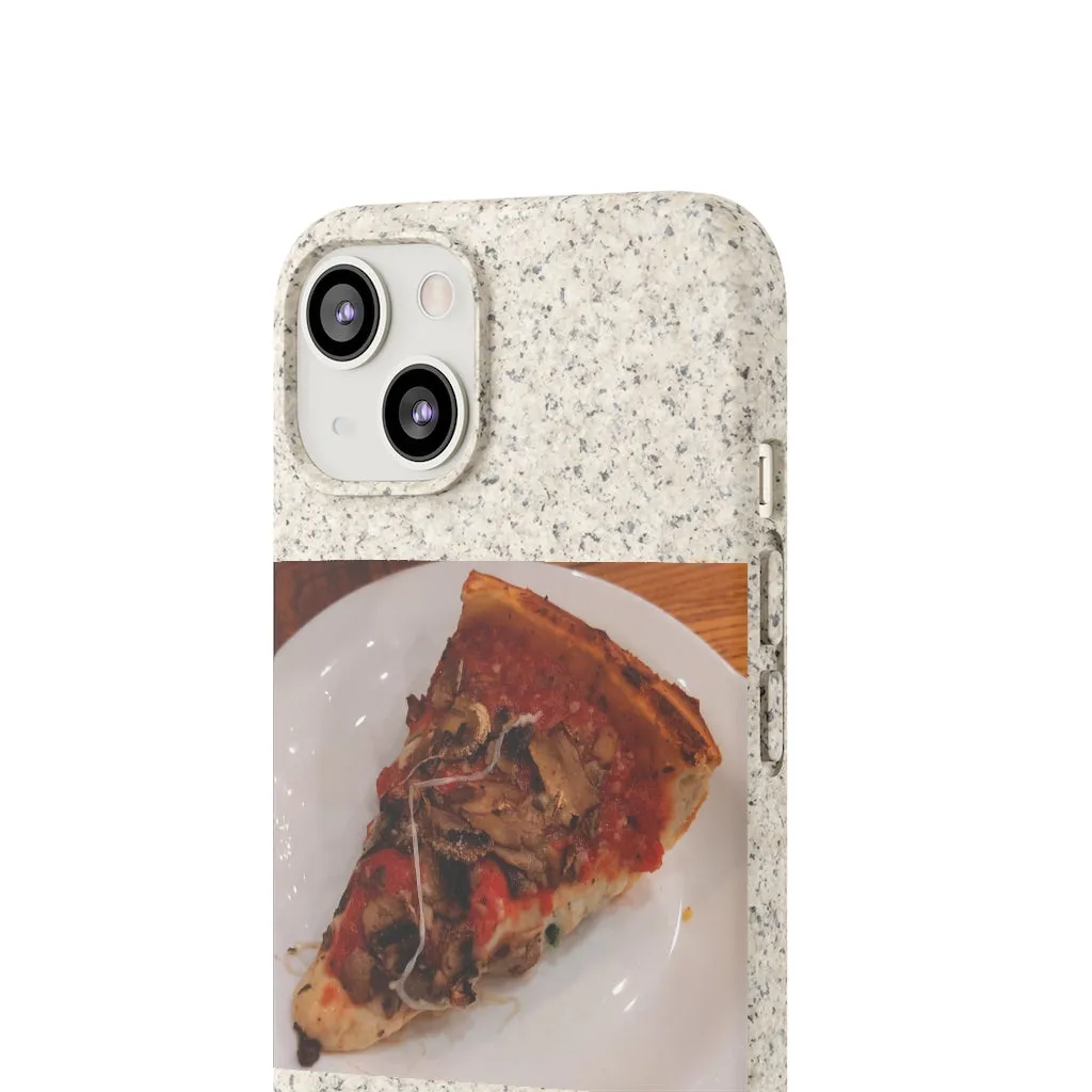 Pizza on Plate Biodegradable Case