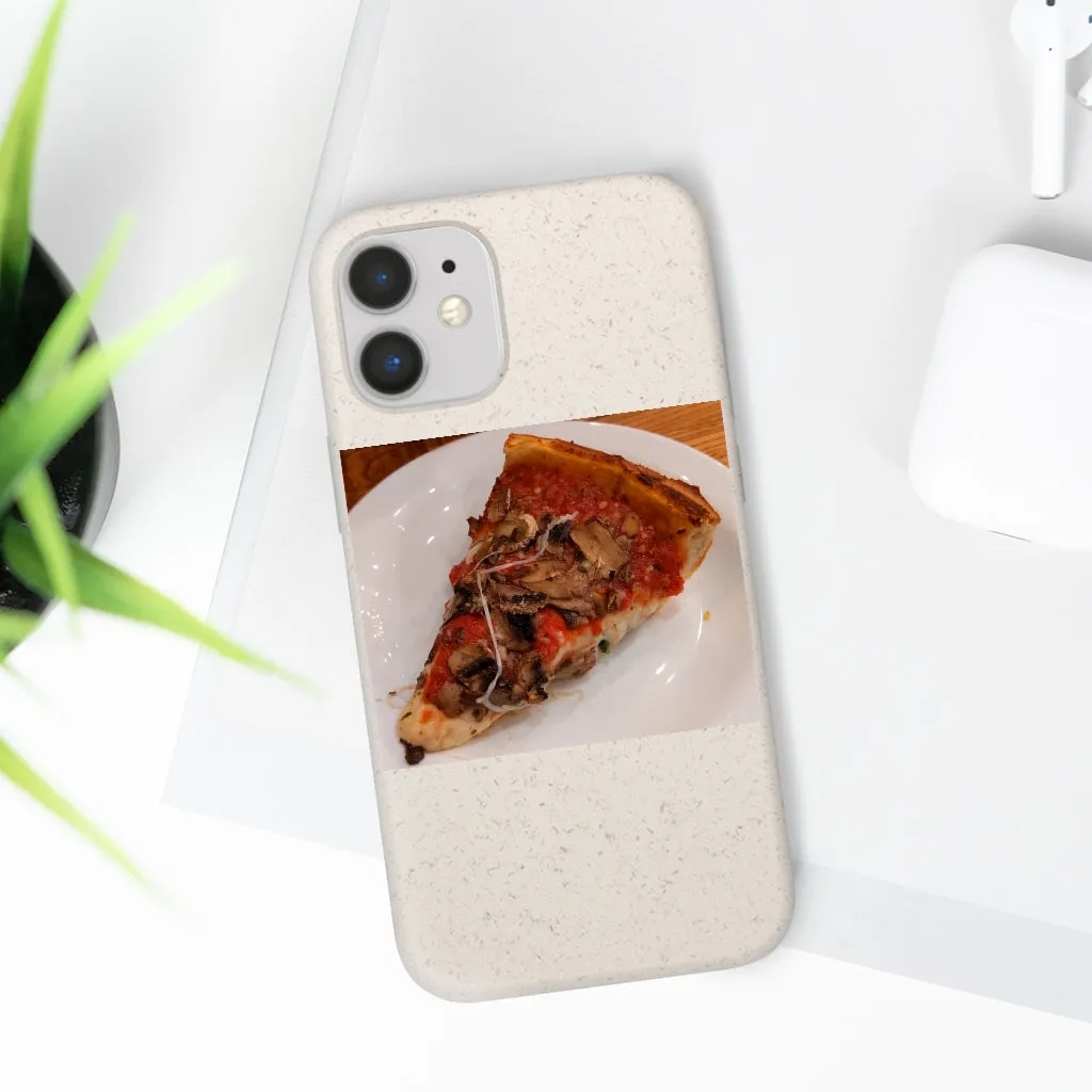 Pizza on Plate Biodegradable Case