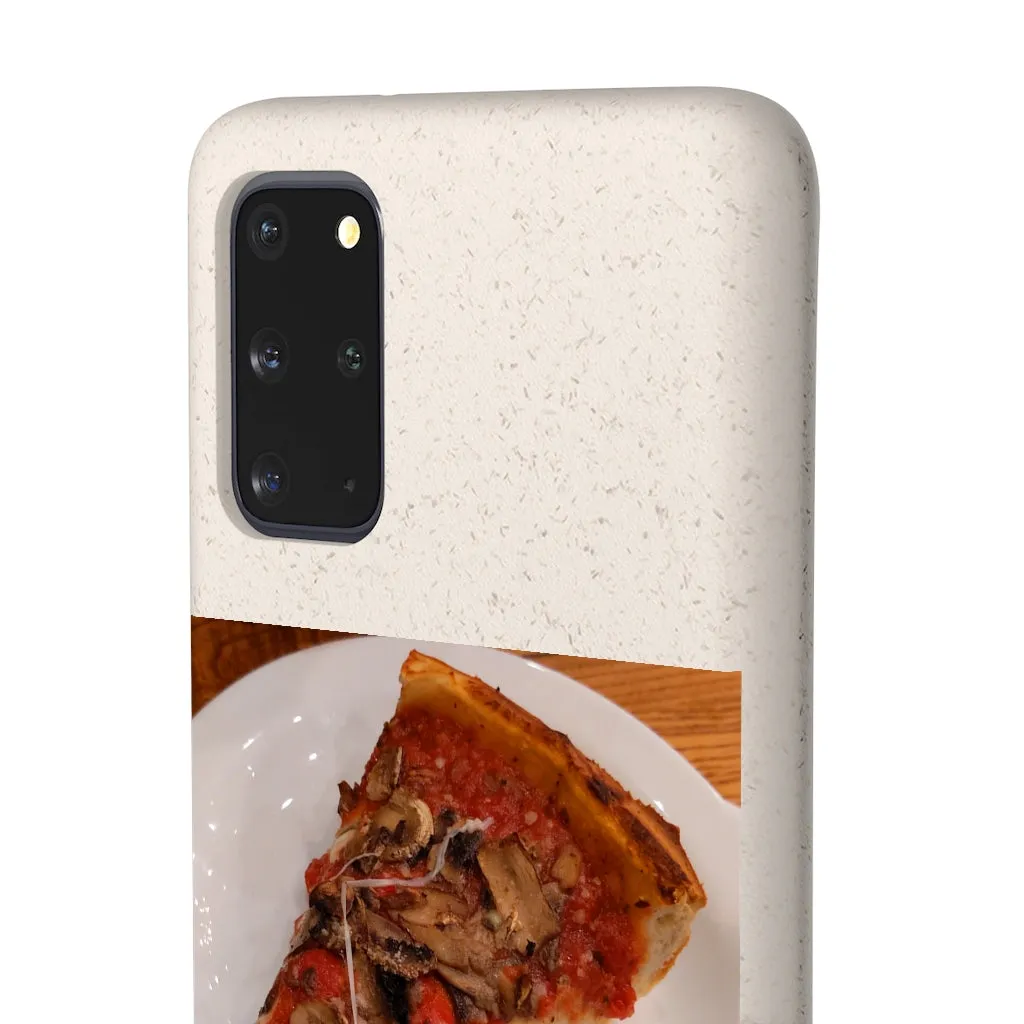 Pizza on Plate Biodegradable Case