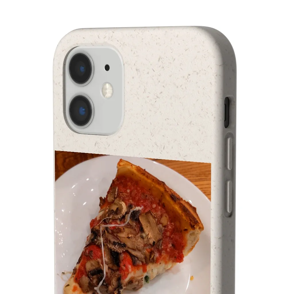 Pizza on Plate Biodegradable Case