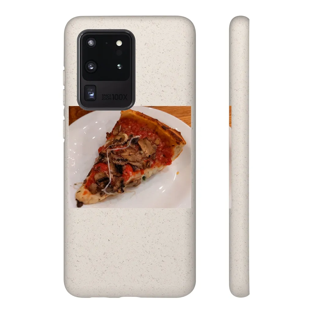 Pizza on Plate Biodegradable Case