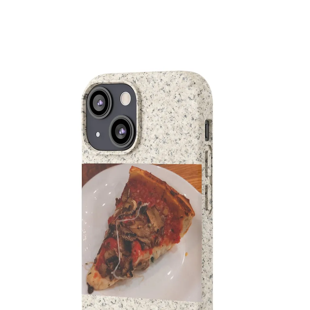 Pizza on Plate Biodegradable Case