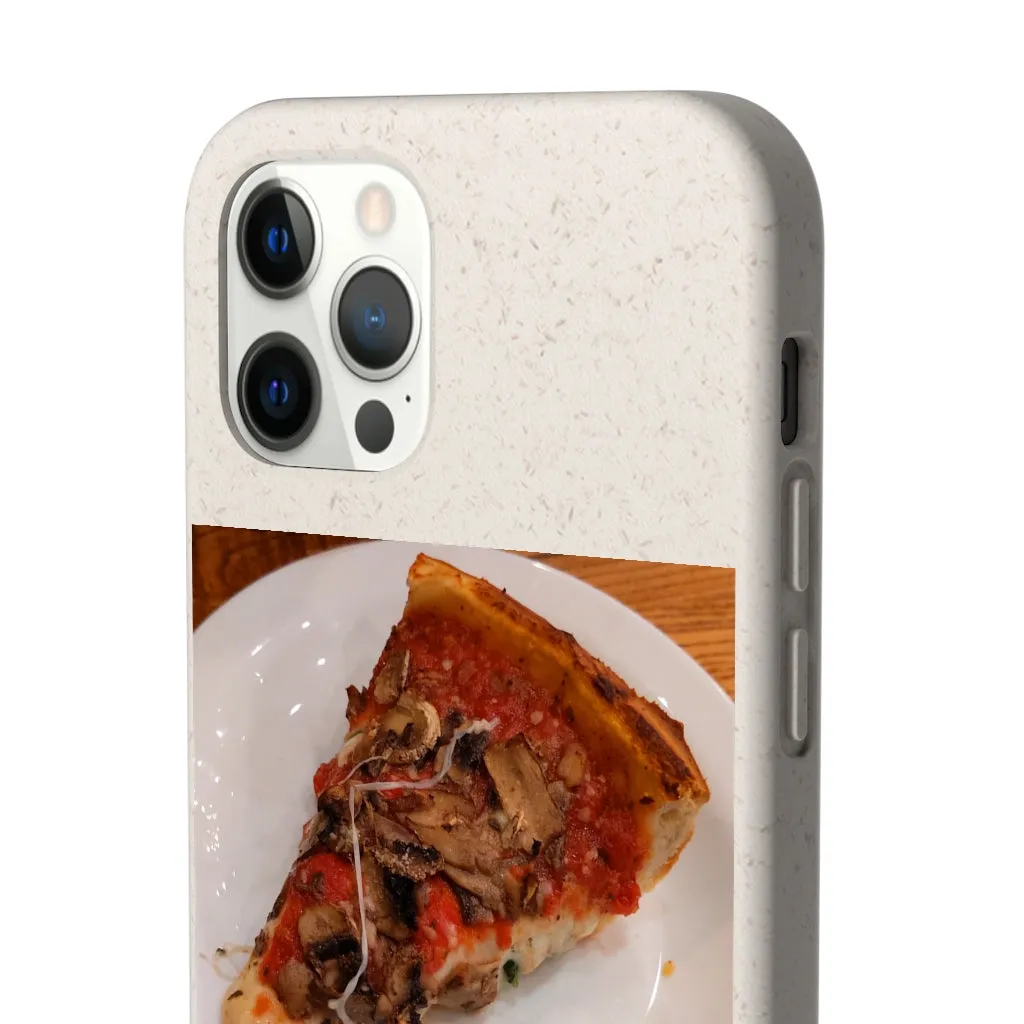 Pizza on Plate Biodegradable Case