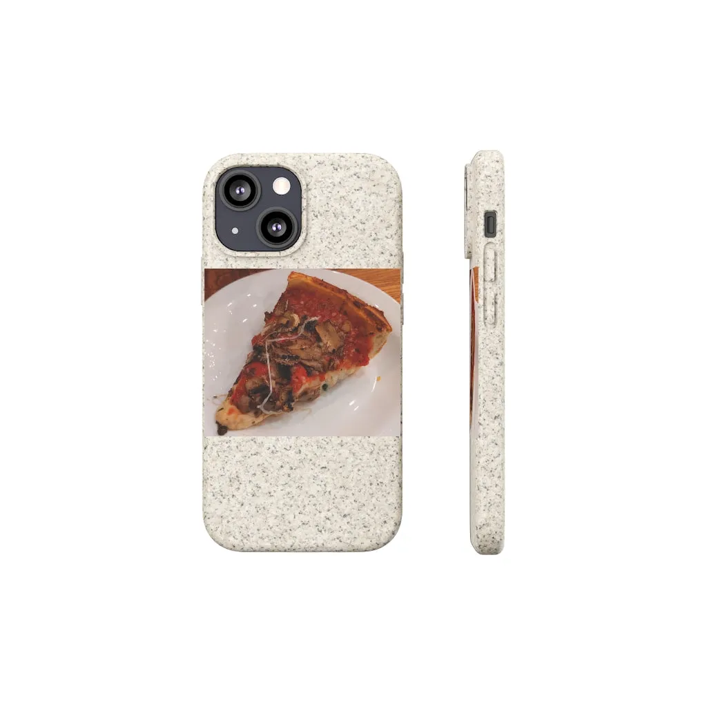 Pizza on Plate Biodegradable Case