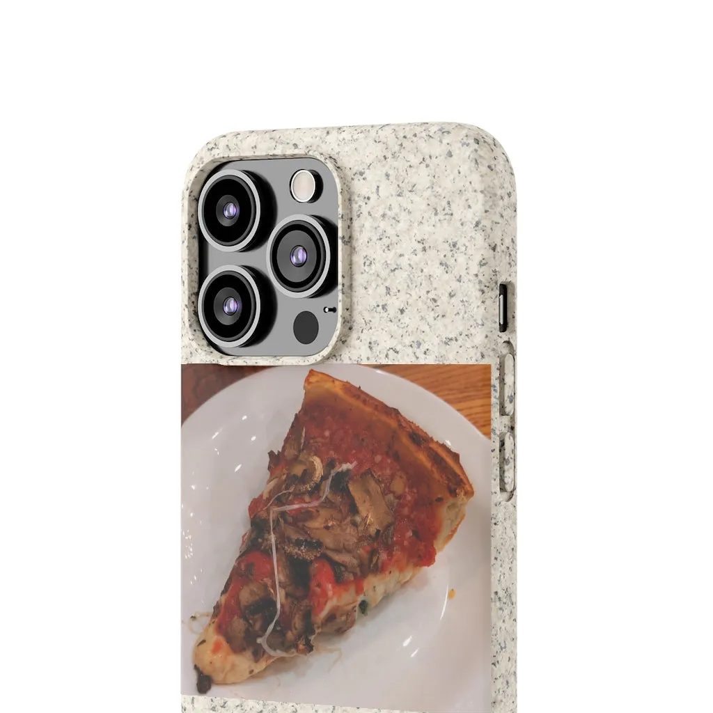 Pizza on Plate Biodegradable Case