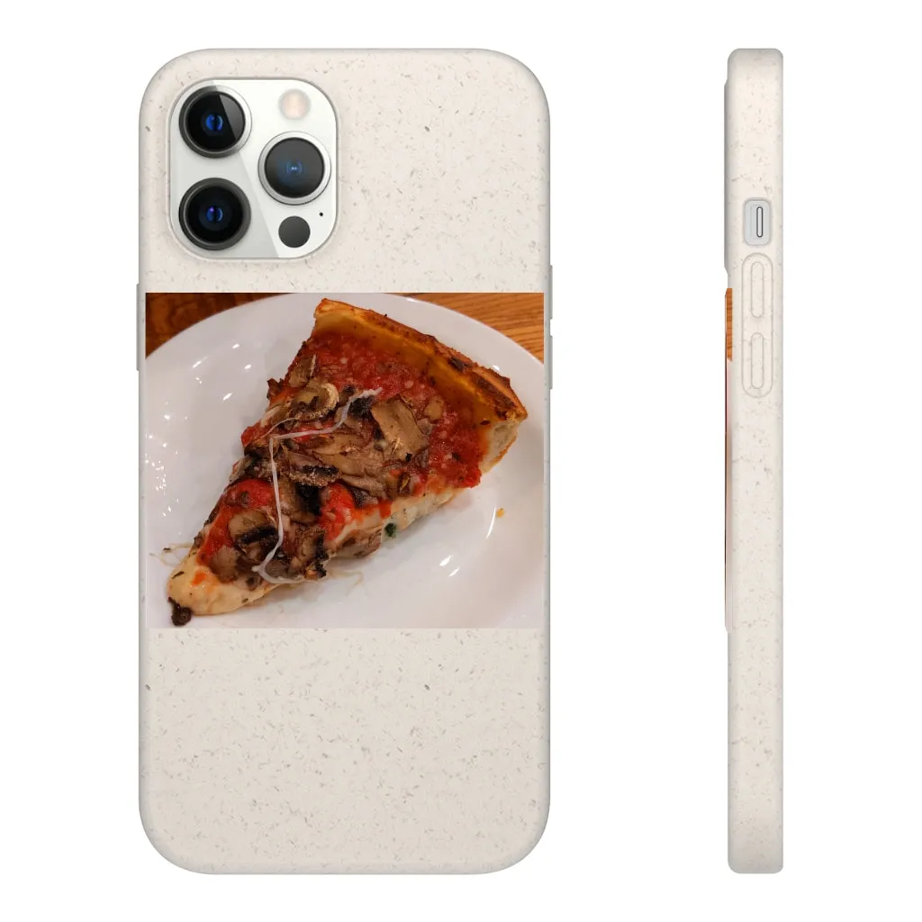 Pizza on Plate Biodegradable Case