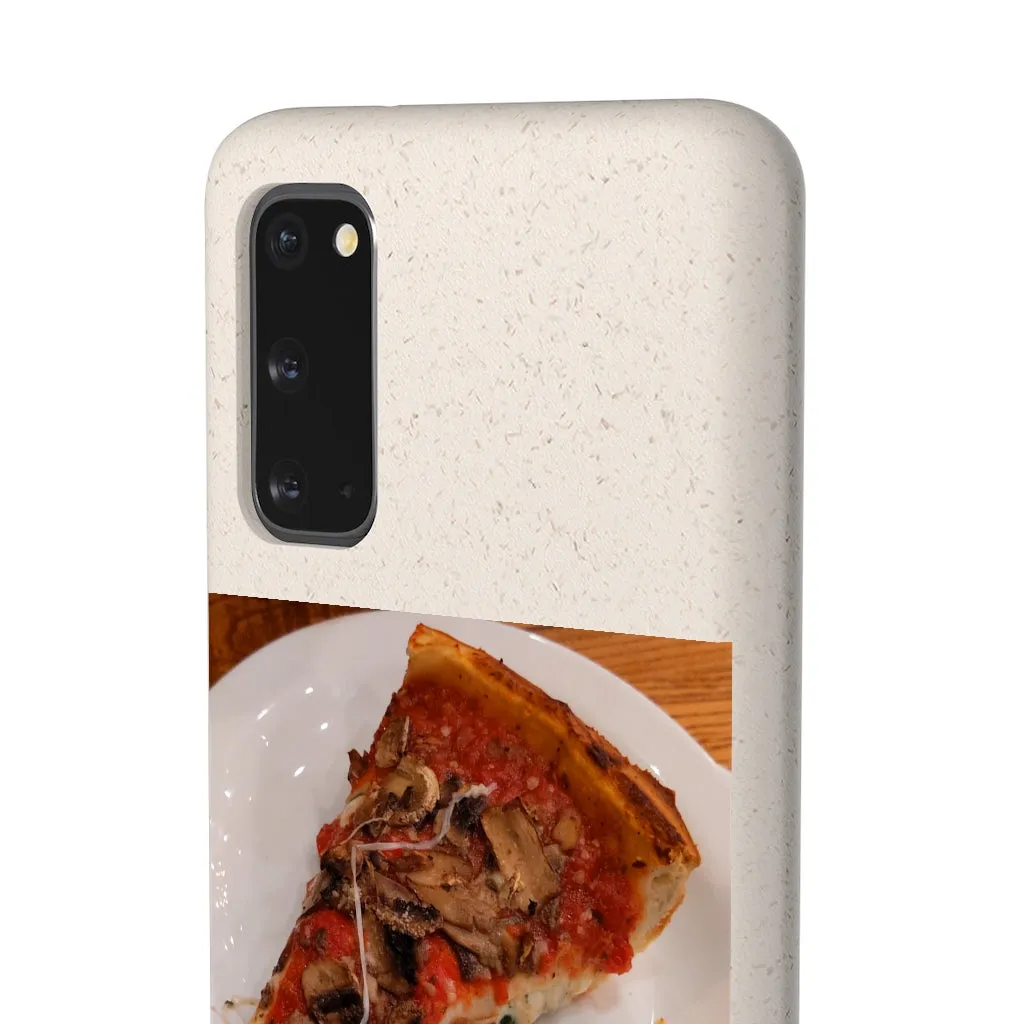 Pizza on Plate Biodegradable Case