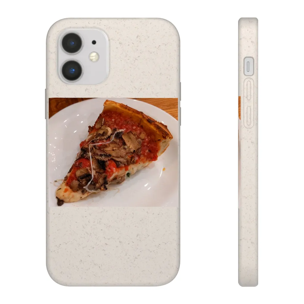 Pizza on Plate Biodegradable Case