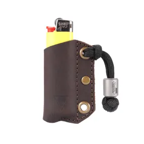 PJ28 Leather Lighter Protective Case, Lighter Holder for BIC Disposable Lighter