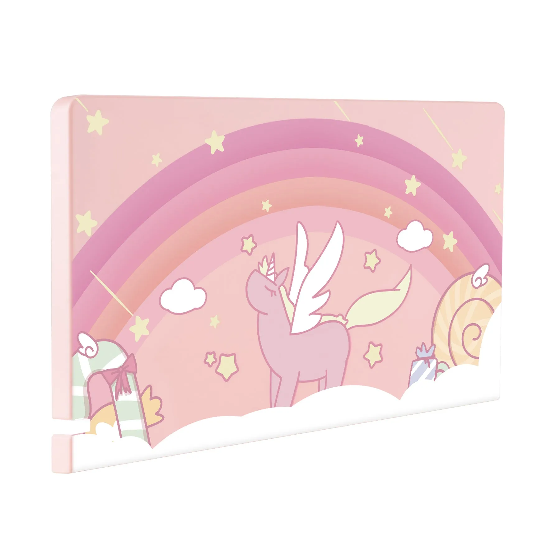 PlayVital Candy Rainbow Unicorn Patterned Custom Protective Case for NS Switch Charging Dock, Dust Anti Scratch Dust Hard Cover for NS Switch Dock - Dock NOT Included - NTG7007