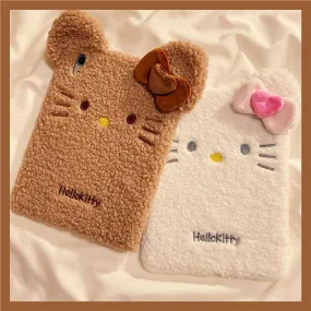 Plush Bow Kitty Protective Case - Lovesickdoe