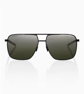 Porsche Design Men's Green Mirror Polarized Aviator Sunglass